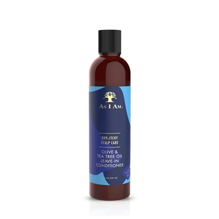As I Am Dry & Itchy Scalp Care Olive Oil & Tea Tree Oil Leave-In Conditioner- Curl Care