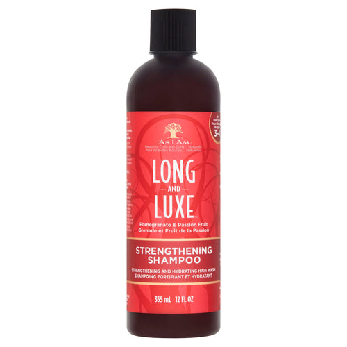 As I Am Long & Luxe Pomegranate and Passion Fruit Strengthening Shampoo-Curl Care