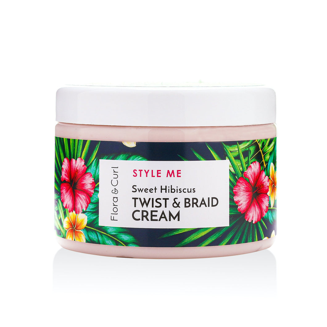 Flora & Curl Sweet Hibiscus Twist & Braid Cream-Curl Care