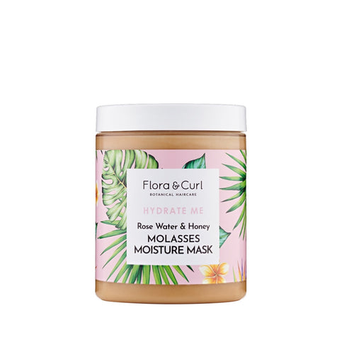 Flora & Curl Rose Water & Honey Molasses Moisture Mask -Curl Care