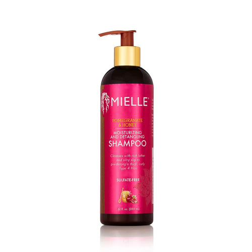 Mielle Organics Pomegranate & Honey Moisturizing and Detangling Shampoo 12oz- Curl Care