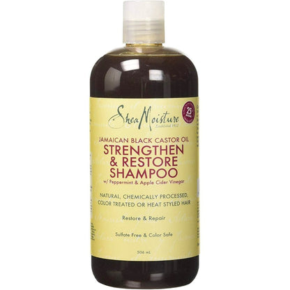 Shea Moisture Jamaican Black Castor Oil Strengthen & Restore Shampoo - Curl Care