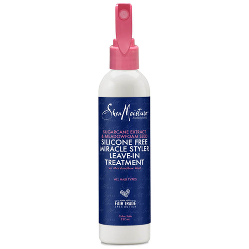 Shea Moisture Sugarcane Extract & Meadowfoam Seed Silicone Free Miracle Styler Leave-In Treatment - Curl Care